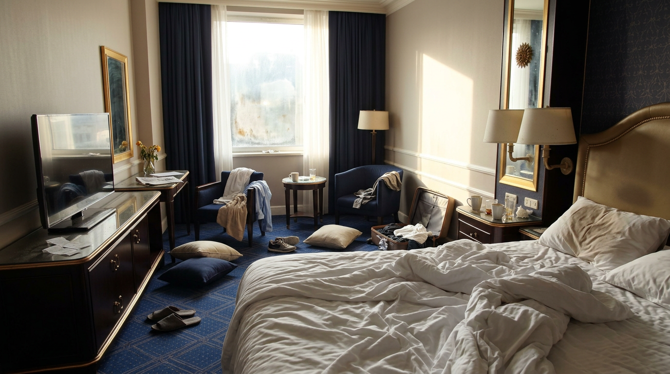 Hotelreinigung — vorher