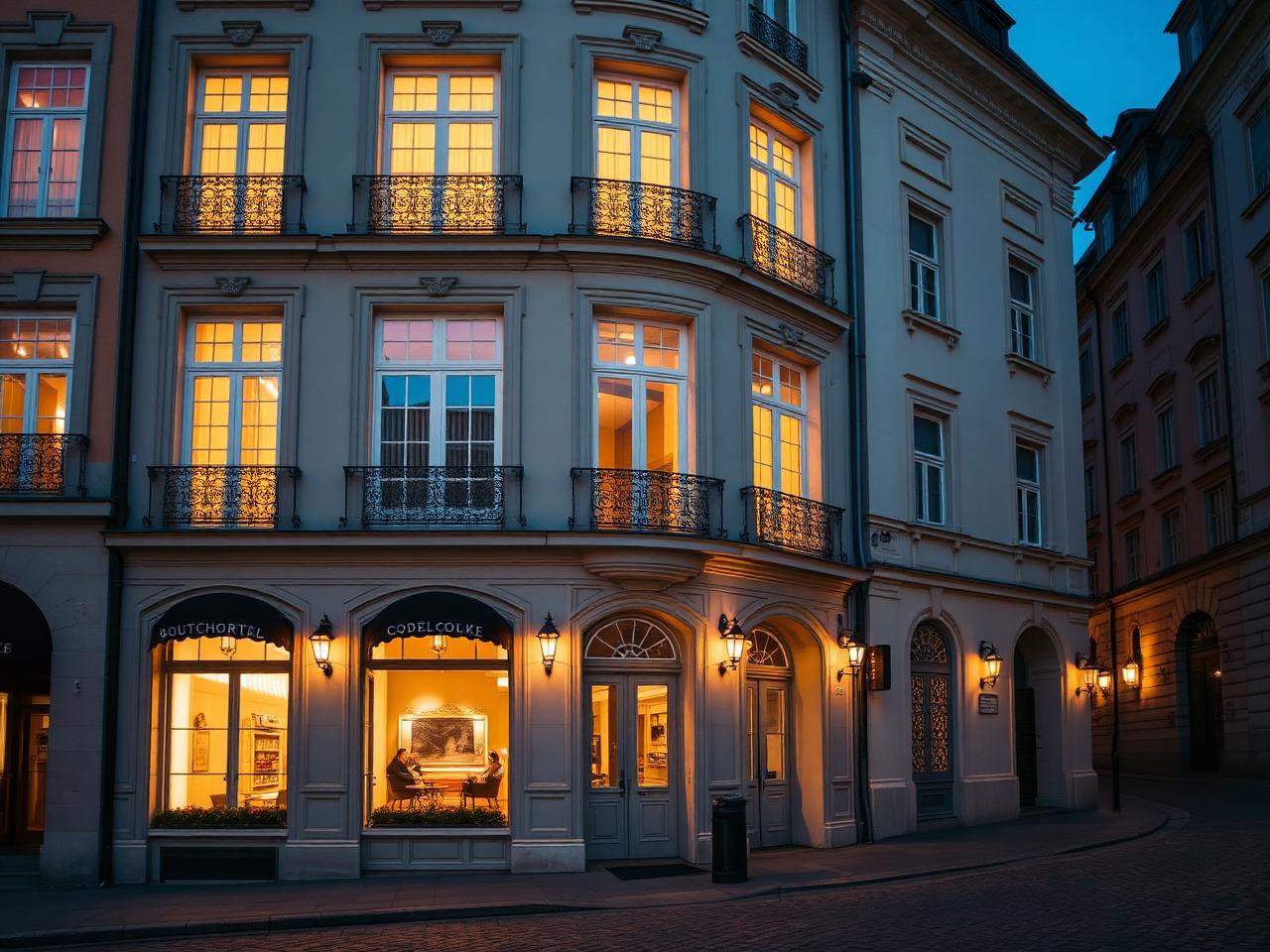 Frisch gereinigte Suite eines 4-Sterne Boutique-Hotels in der Salzburger Altstadt — gemachtes Bett, polierte Holzmöbel und streifenfreie Fenster.